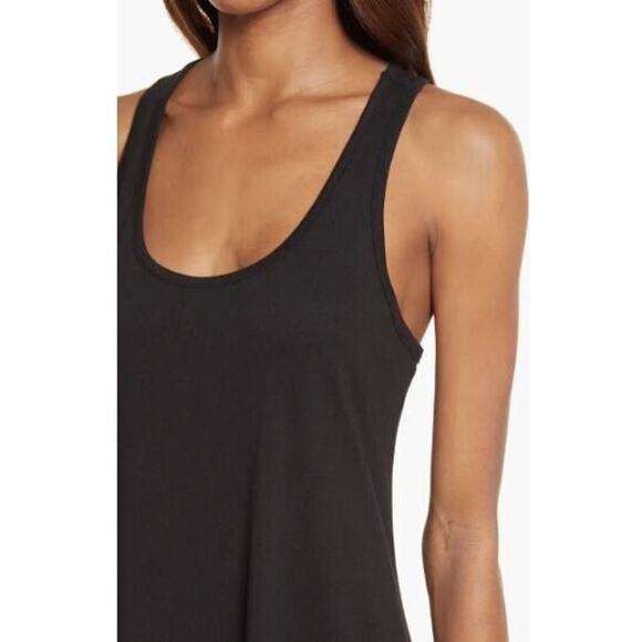 Treasure & Bond Women's Racerback Knit Tank Dress in Black Small MSRP $69 - Picture 2 of 5